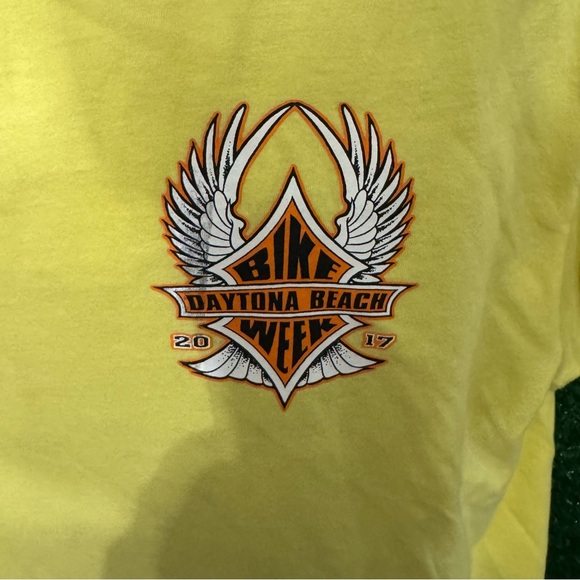 Stedman Yellow Graphic Tee XL bike week - Picture 2 of 4